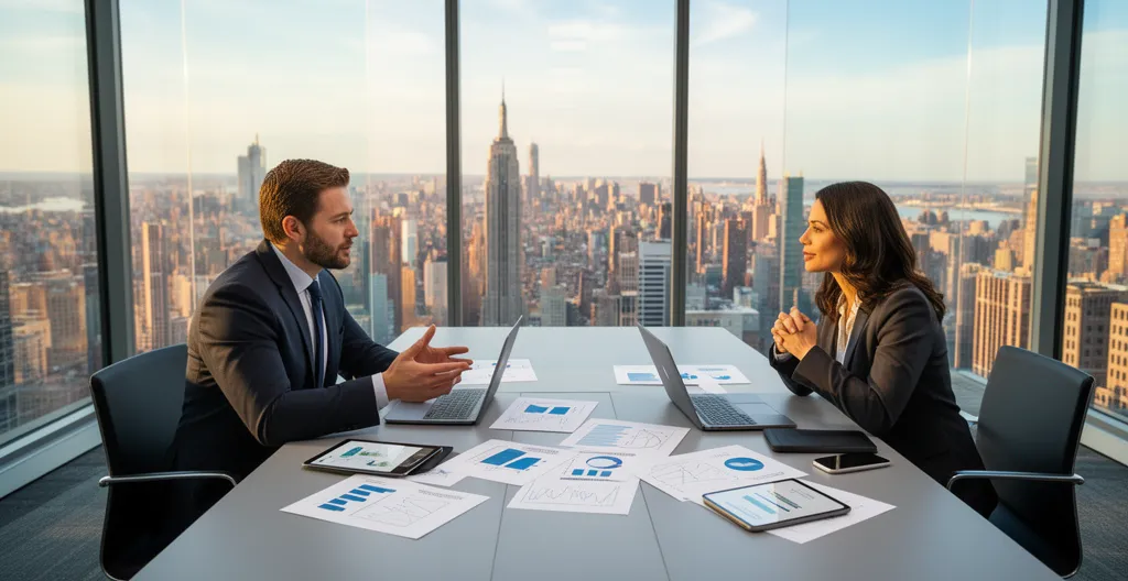 Estrategia de fidelización B2B con ciclos de venta largos mostrando relaciones profesionales duraderas