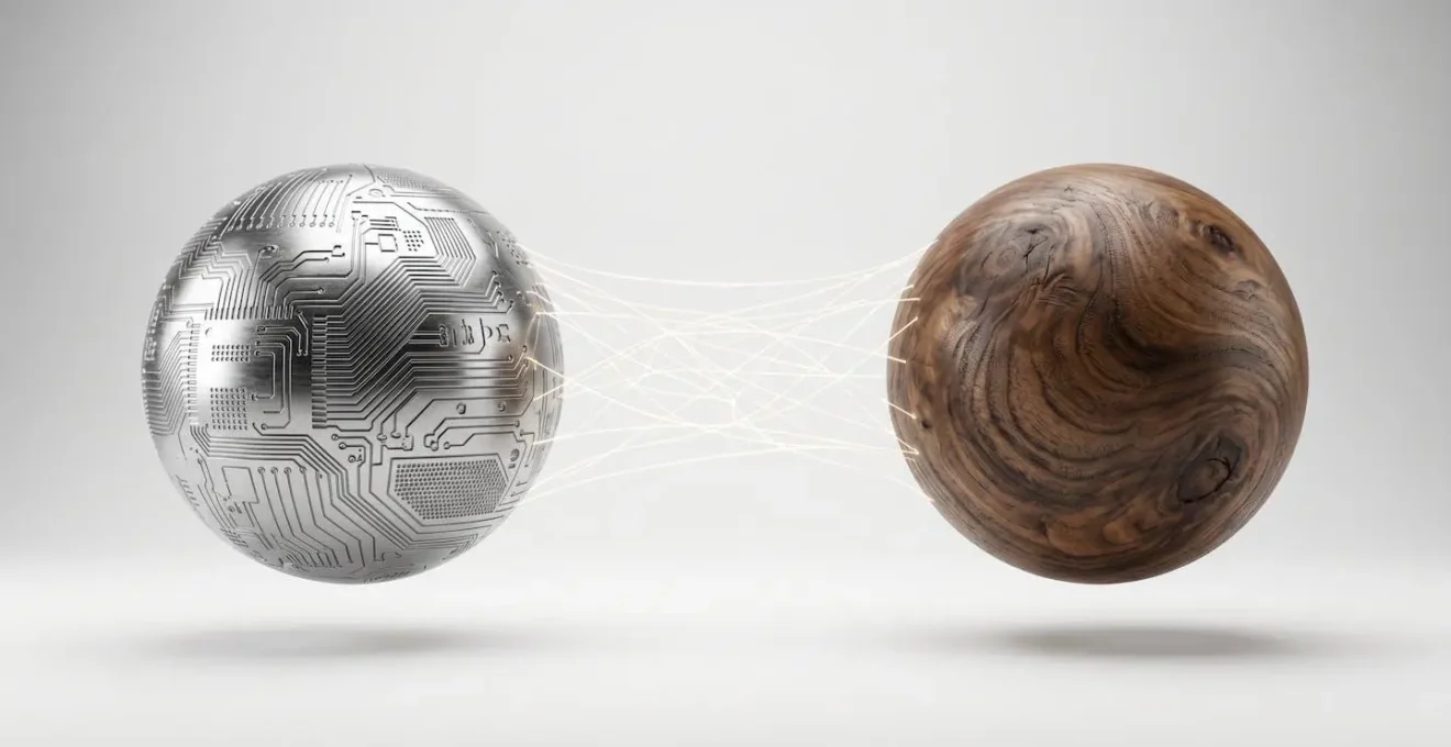 Mapa conceptual mostrando la distancia semántica entre Apple marca y Apple fruta
