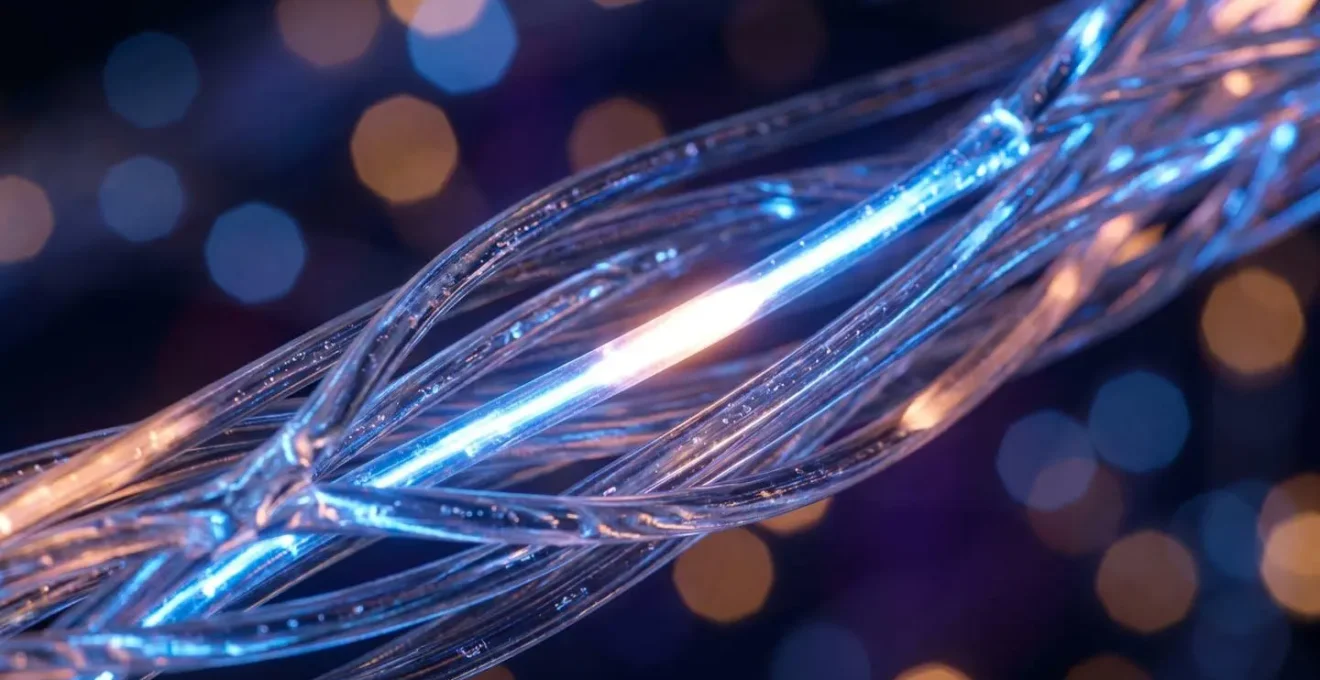 Visualización de flujo de datos adaptativo mostrando diferentes calidades de video ajustándose dinámicamente